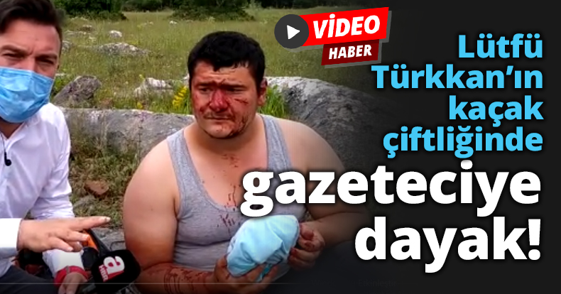 Lütfü Türkkan’ın kaçak çiftliğinde gazeteciye dayak!