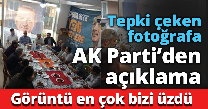 Tepki çeken fotoğrafa AK Parti’den açıklama