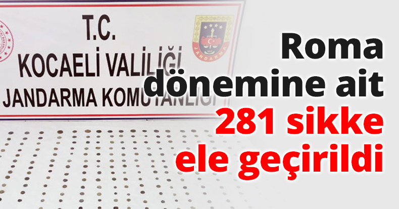 Roma dönemine ait 281 sikke ele geçirildi