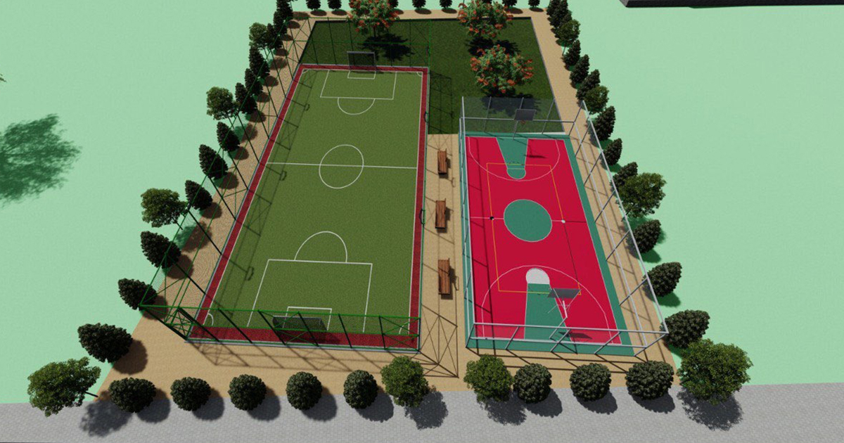 Karadenizliler Mahallesi’ne Modern Spor Alanı