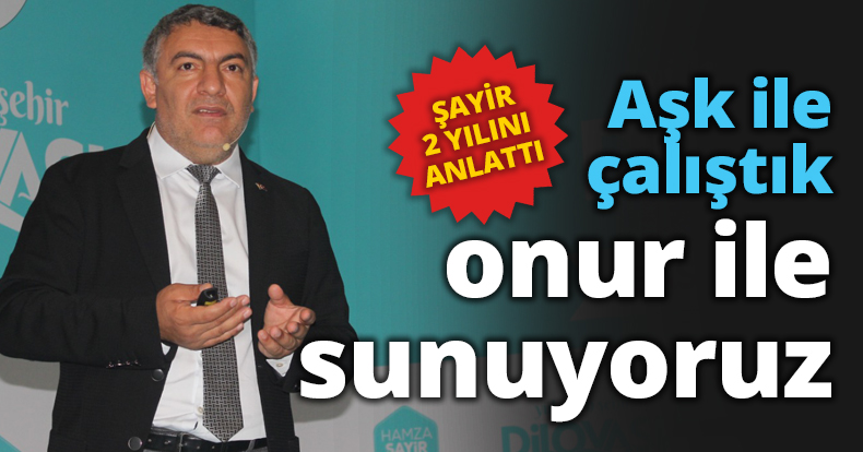 Aşk ile çalıştık onur ile sunuyoruz