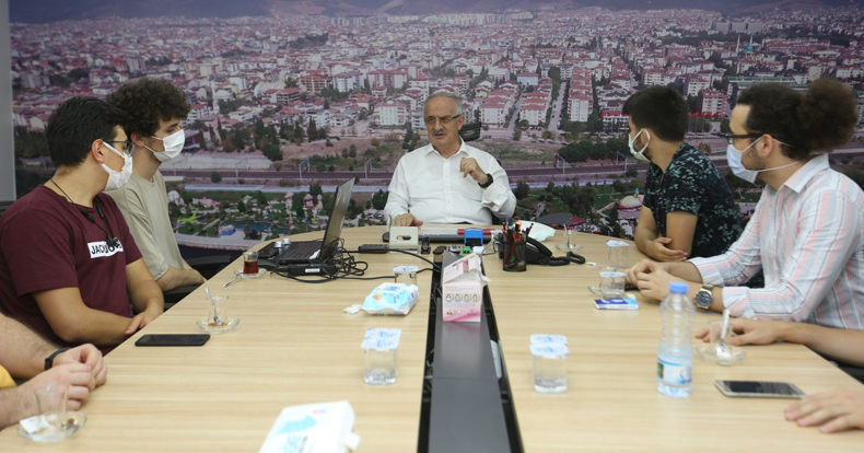 Başkan Aygün, GTÜ Rover Takımı’nı Konuk Etti