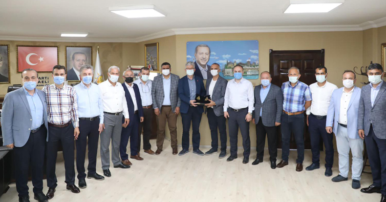 Başkan Ellibeş, ilçe başkanlarını ağırladı