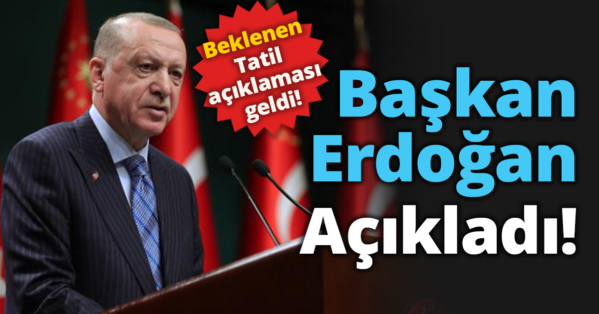 Tatilcilerin beklediği haber geldi