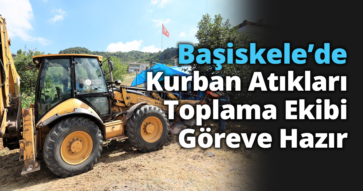 Başiskele’de Kurban Atıkları Toplama Ekibi Göreve Hazır