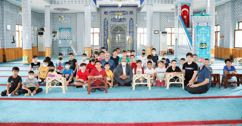 Başkan Söğüt’ten Yaz Kur’an Kursu’na ziyaret