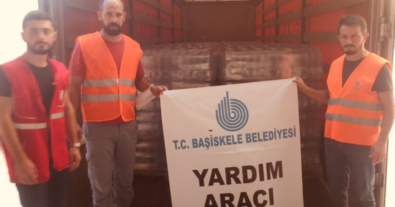 Başiskele’den Orman yangını bölgelerine yardım seferberliği