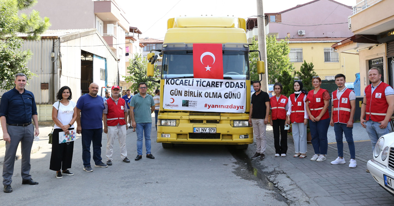 KOTO, yangın bölgelerine 4 yardım tırı gönderdi: Gün birlik olma günü