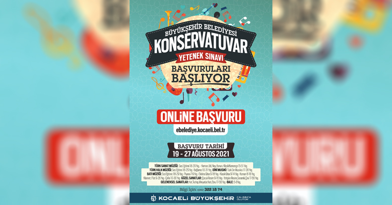 Büyükşehir Konservatuvarı için başvuru süresi Perşembe günü başlıyor