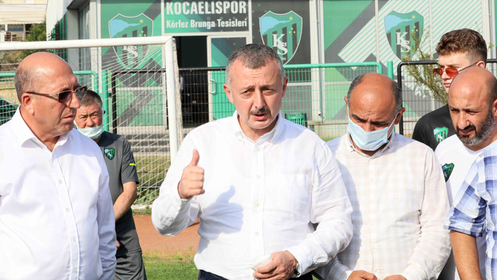 Başkan Büyükakın’dan Kocaelispor’a moral ziyareti