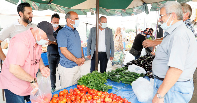 Başkan Söğüt’ten pazar ziyareti