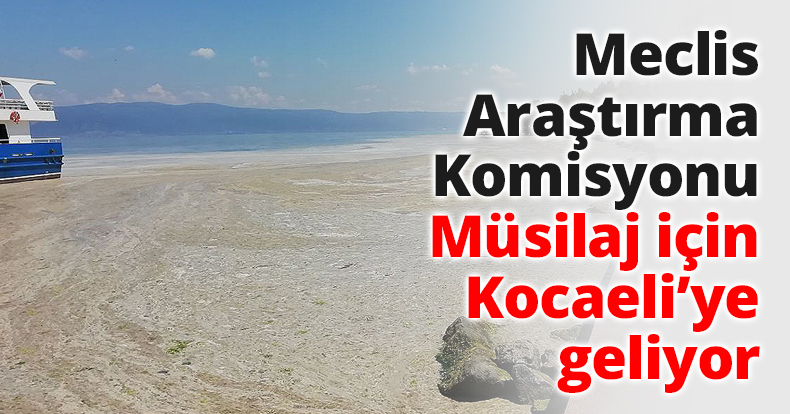 Meclis Araştırma Komisyonu Müsilaj için Kocaeli’ye geliyor