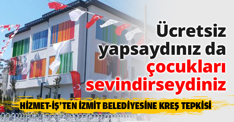 Ücretsiz yapsaydınız da çocukları sevindirseydiniz
