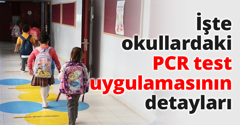 İşte okullardaki PCR test uygulamasının detayları