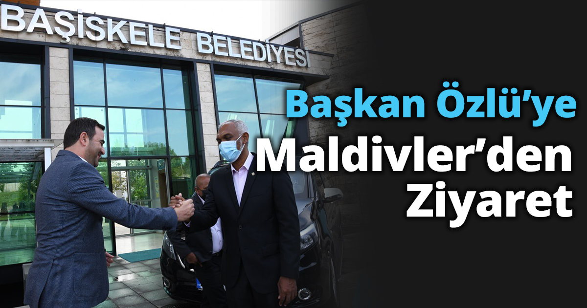 Başkan Özlü’ye Maldivler’den Ziyaret