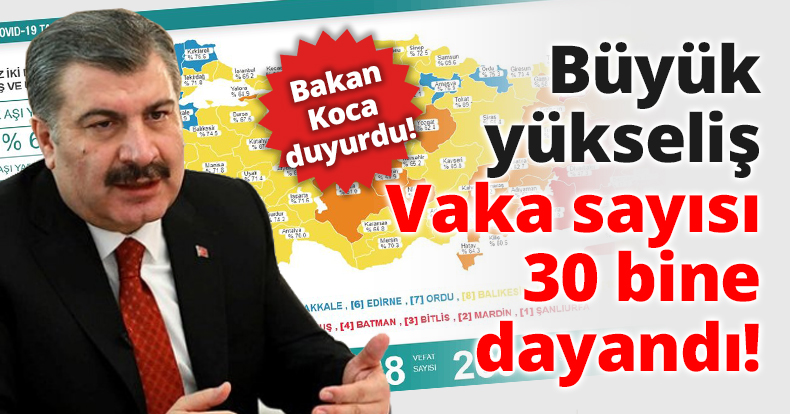 Vaka sayısı 30 bine dayandı!