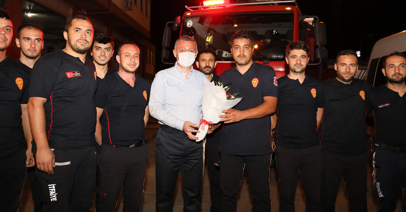 Başkan Büyükakın: Kocaeli İtfaiye teşkilatımızın çıtası yükseliyor