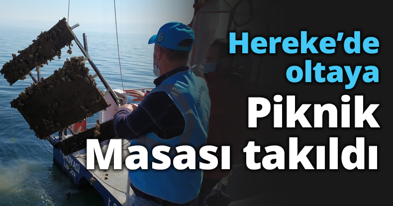 Hereke’de oltaya Piknik Masası takıldı