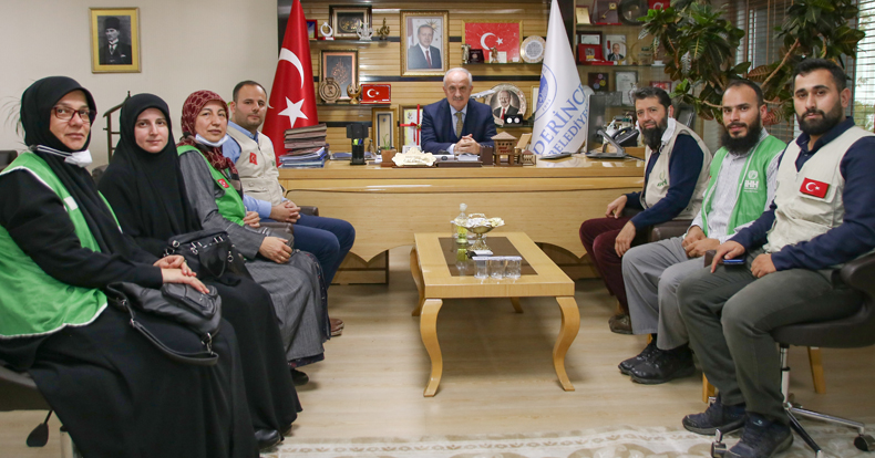 Başkan Aygün İHH Derince’yi Konuk Etti