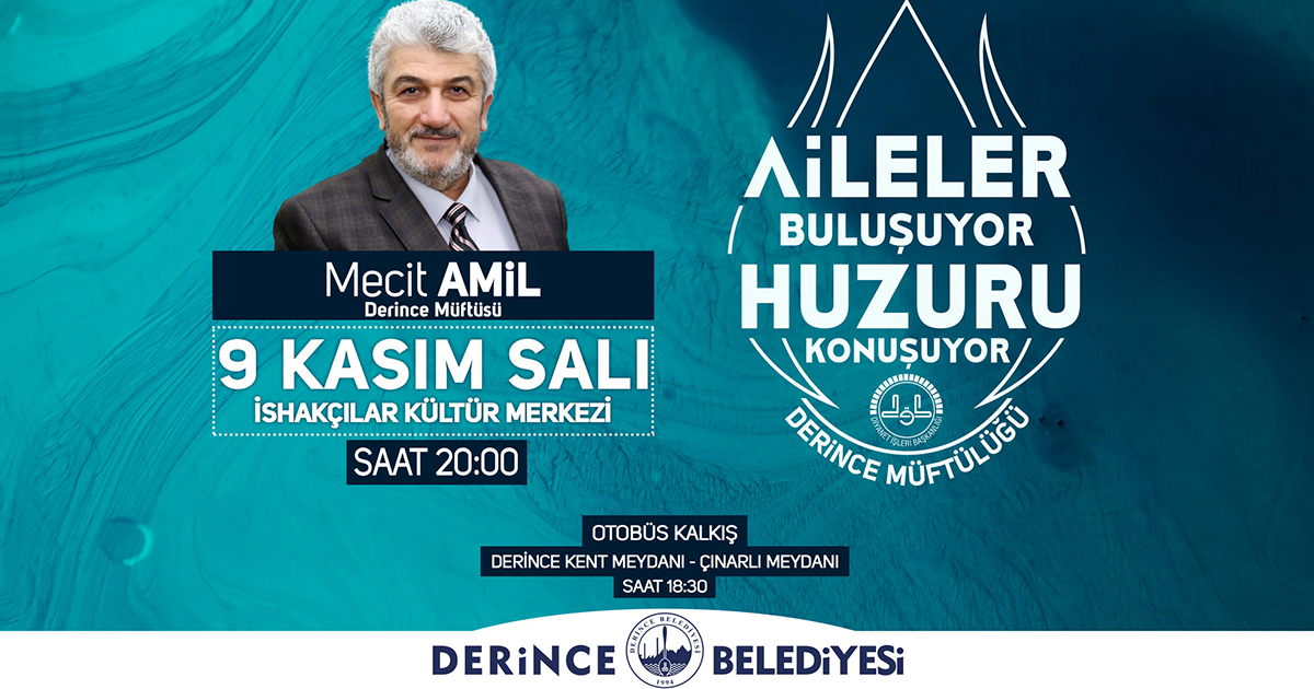 Müftü Amil’den İshakçılar’da Konferans