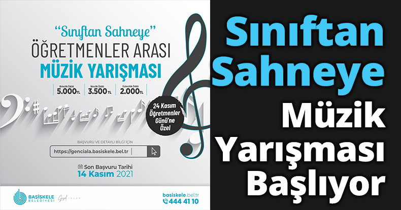 Sınıftan Sahneye Öğretmenler Arası Müzik Yarışması Başlıyor