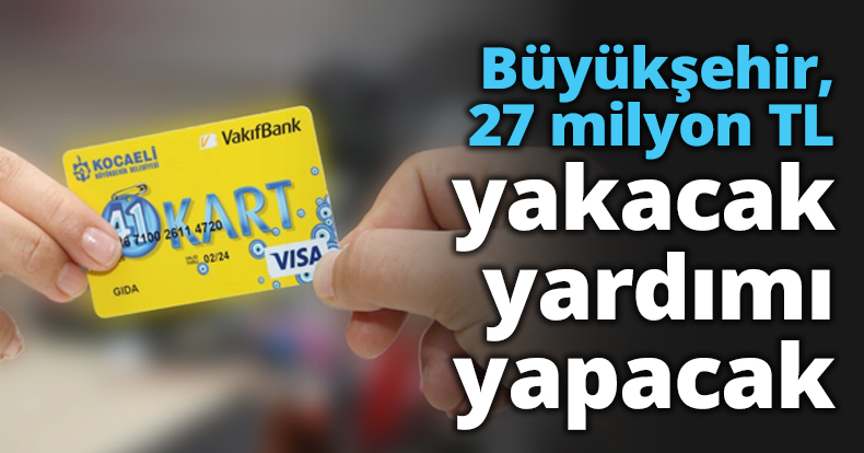 Büyükşehir, 27 milyon TL yakacak yardımı yapacak