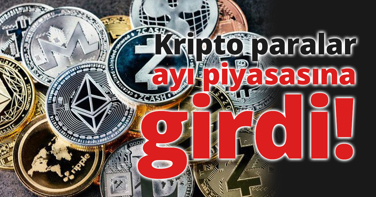 Kripto paralar ayı piyasasına girdi!