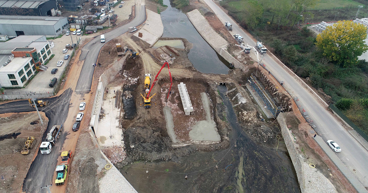 Başyiğit ile Kanal Yolu’nu birleştirecek yeni köprü ve yolda çalışmalar sürüyor
