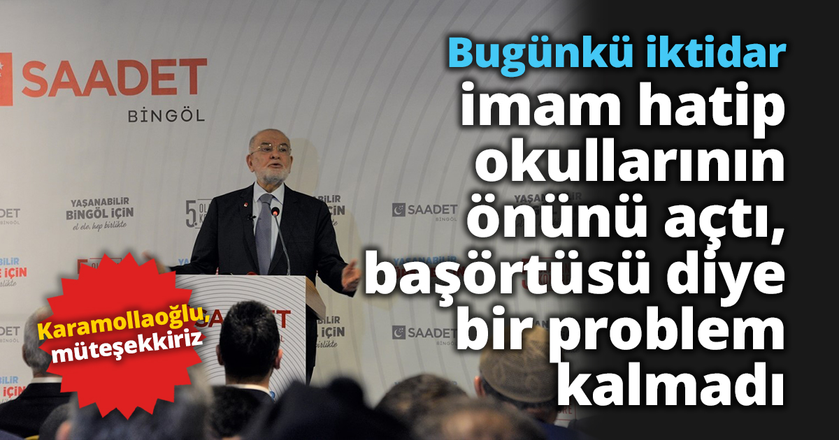 Karamollaoğlu: 