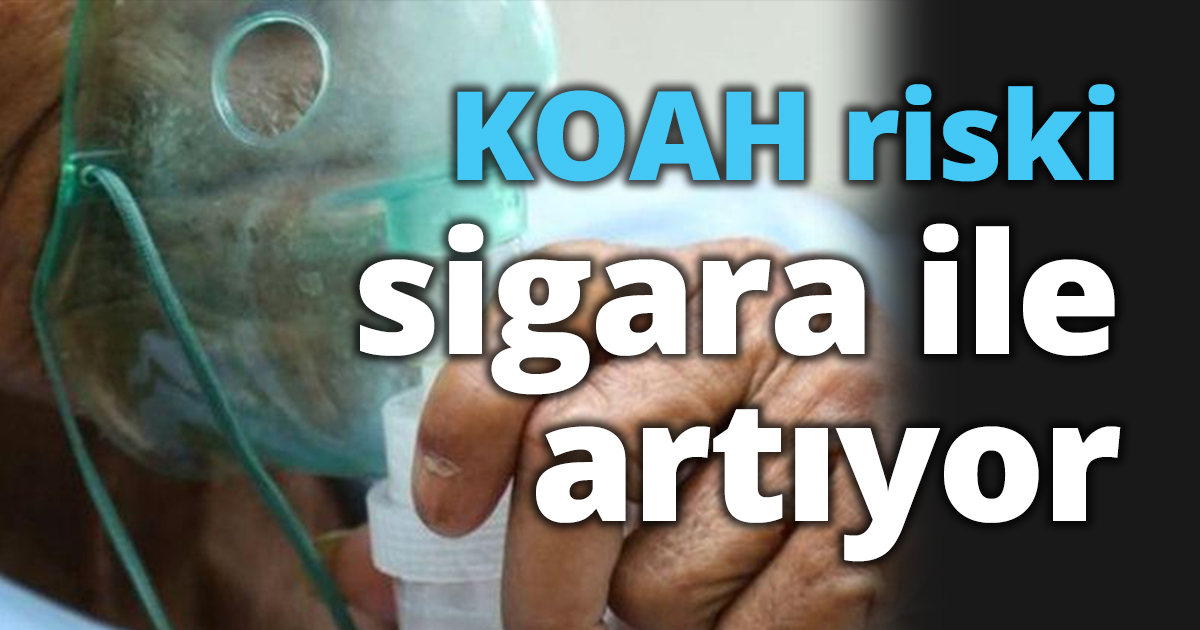 KOAH riski sigara ile artıyor
