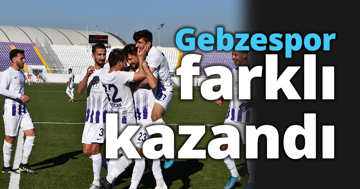 Gebzespor farklı kazandı