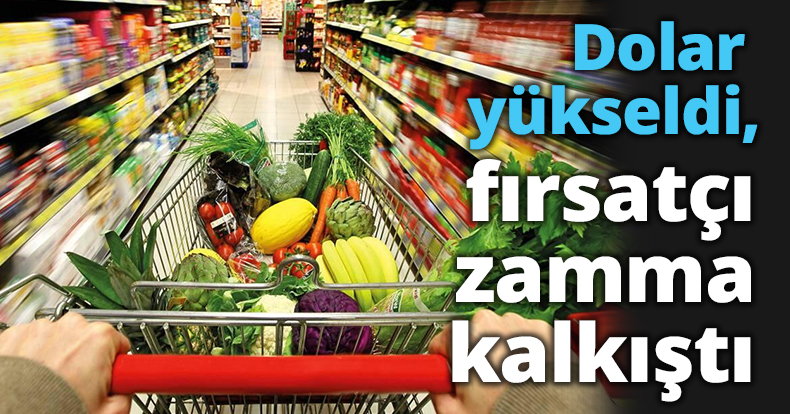 Dolar yükseldi, fırsatçı zamma kalkıştı