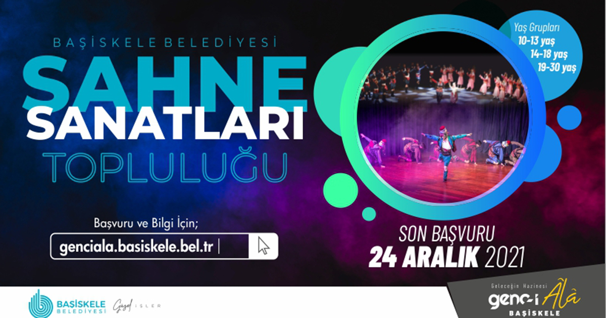 Başiskele’de Sahne Sanatları Topluluğu Kursları Başlıyor