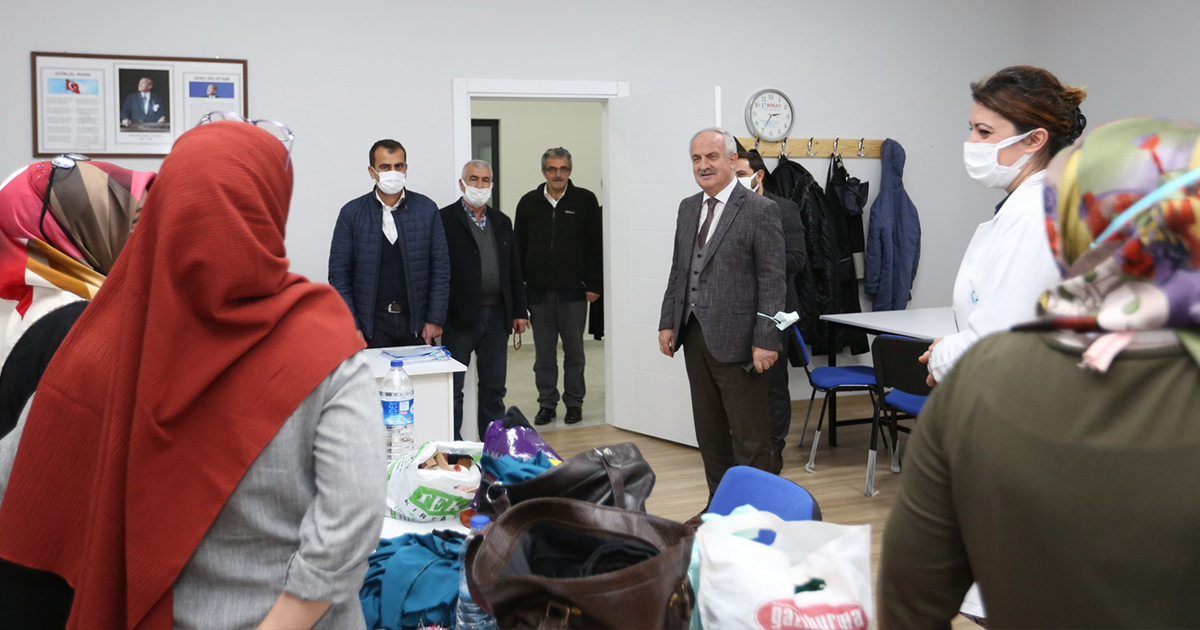 Başkan Aygün, DER-MEK usta öğrencilerle bir araya geldi
