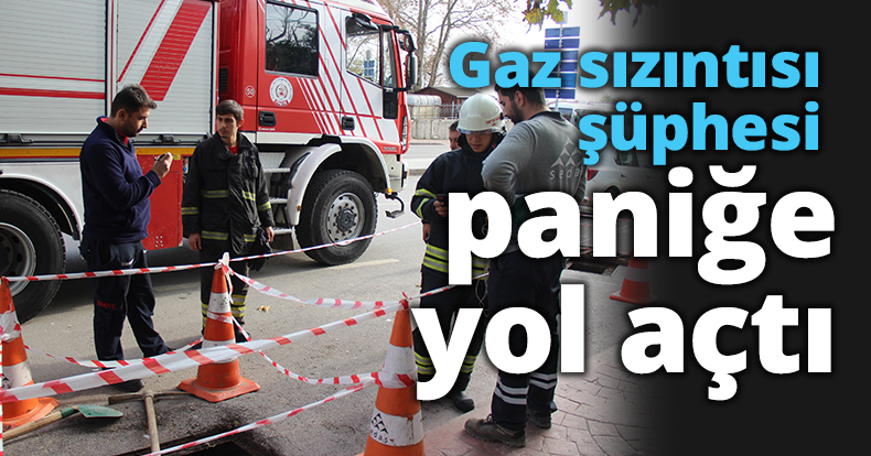 Gaz sızıntısı şüphesi paniğe yol açtı