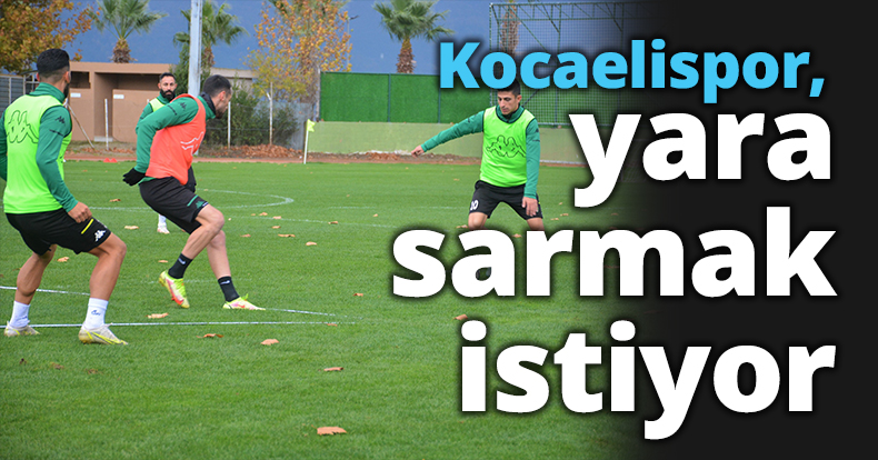 Kocaelispor, yara sarmak istiyor