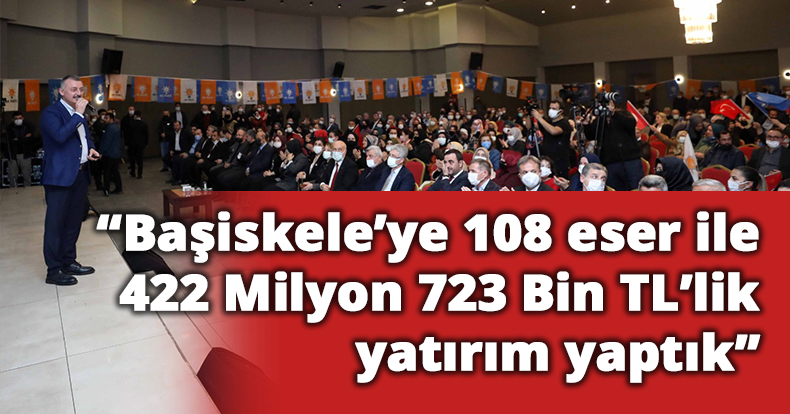 Başkan Büyükakın, “Başiskele’ye 108 eser ile  422 Milyon 723 Bin TL’lik yatırım yaptık”
