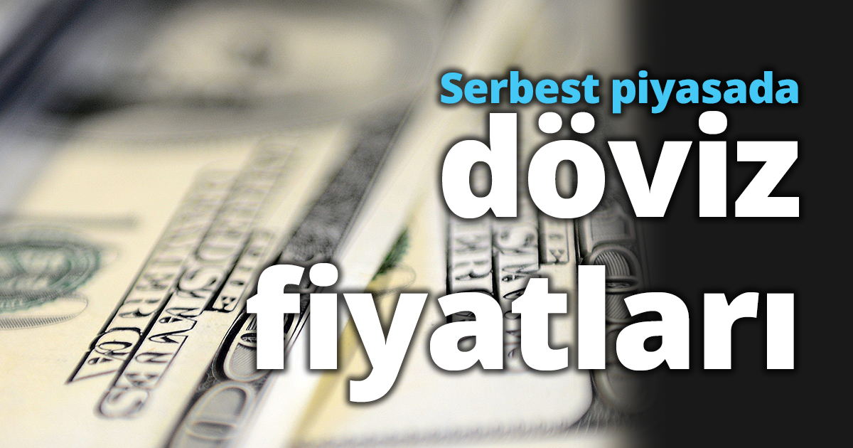 Serbest piyasada döviz fiyatları