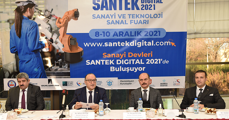 SANTEK DIGITAL 2021-SANAL FUARI için basın toplantısı düzenlendi