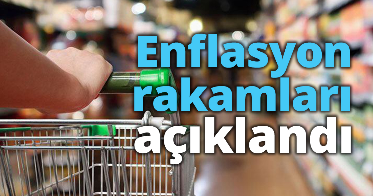 Enflasyon rakamları açıklandı…