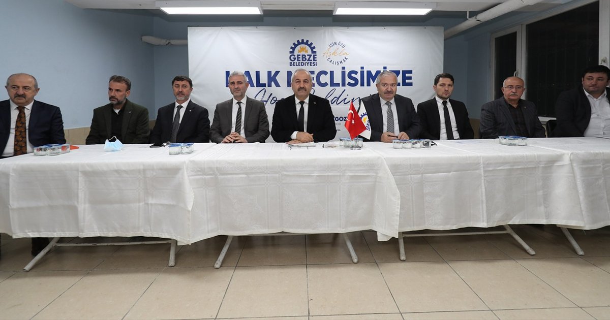 Gebze'de halk meclisi toplantıları sürüyor