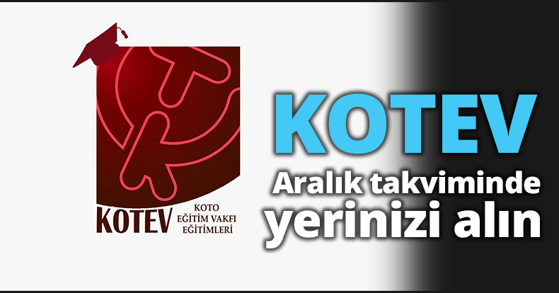 KOTEV Aralık takviminde yerinizi alın