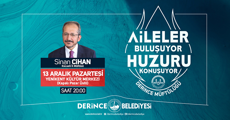 Müftü Cihan’dan Derince’de Konferans