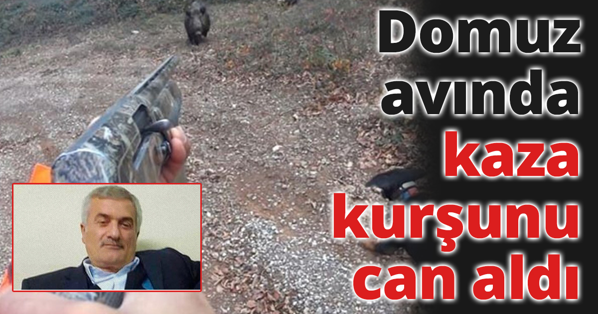 Domuz avında kaza kurşunu can aldı
