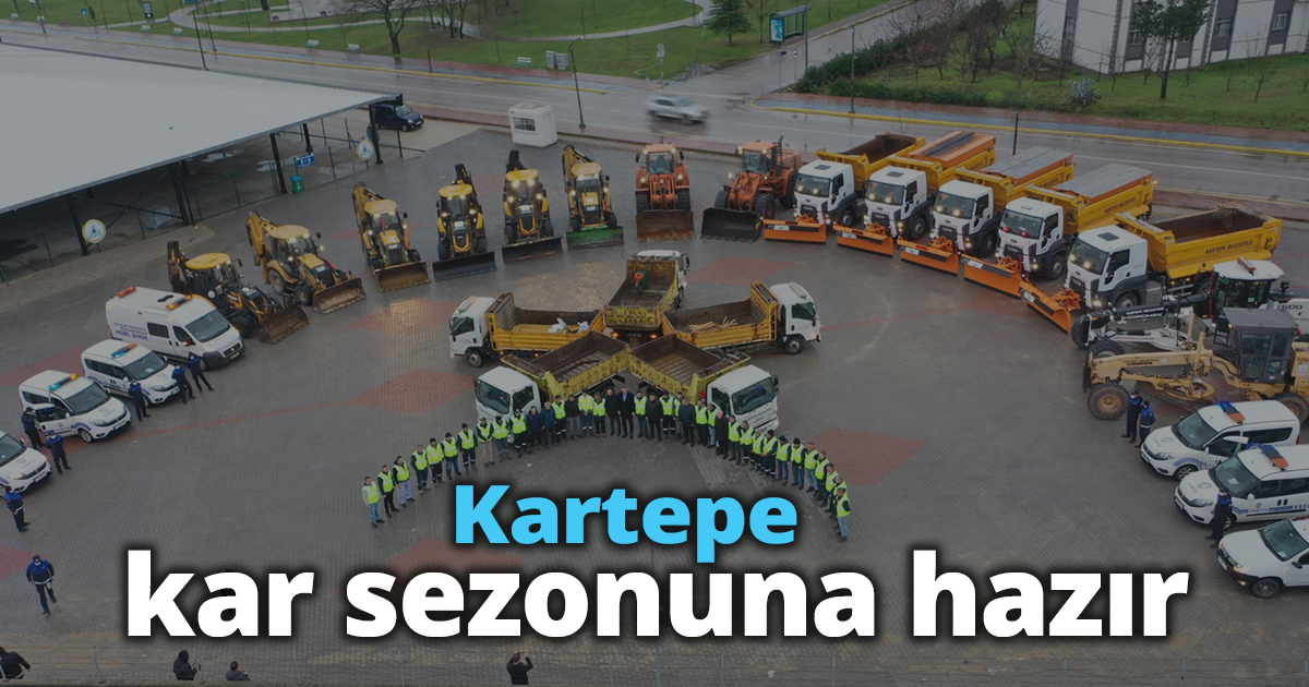 Kartepe Belediyesi kar sezonuna hazır