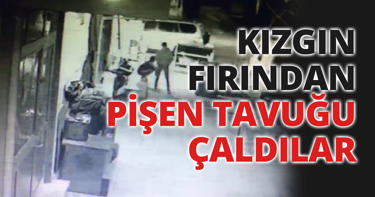 KIZGIN FIRINDAN PİŞEN TAVUĞU ÇALDILAR