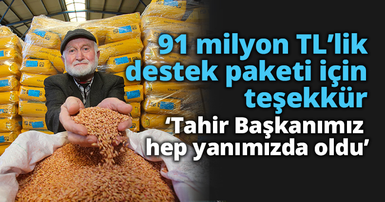Kocaeli’deki ziraat odalarının temsilcileri;  ‘Tahir Başkanımız hep yanımızda oldu’