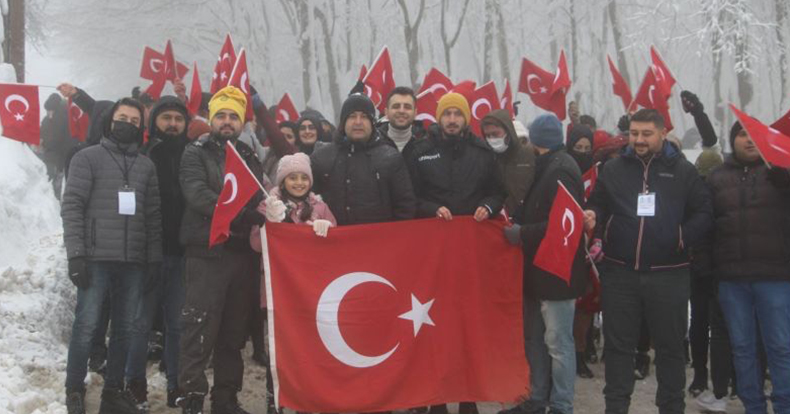 Gençler kış kampında buluştu