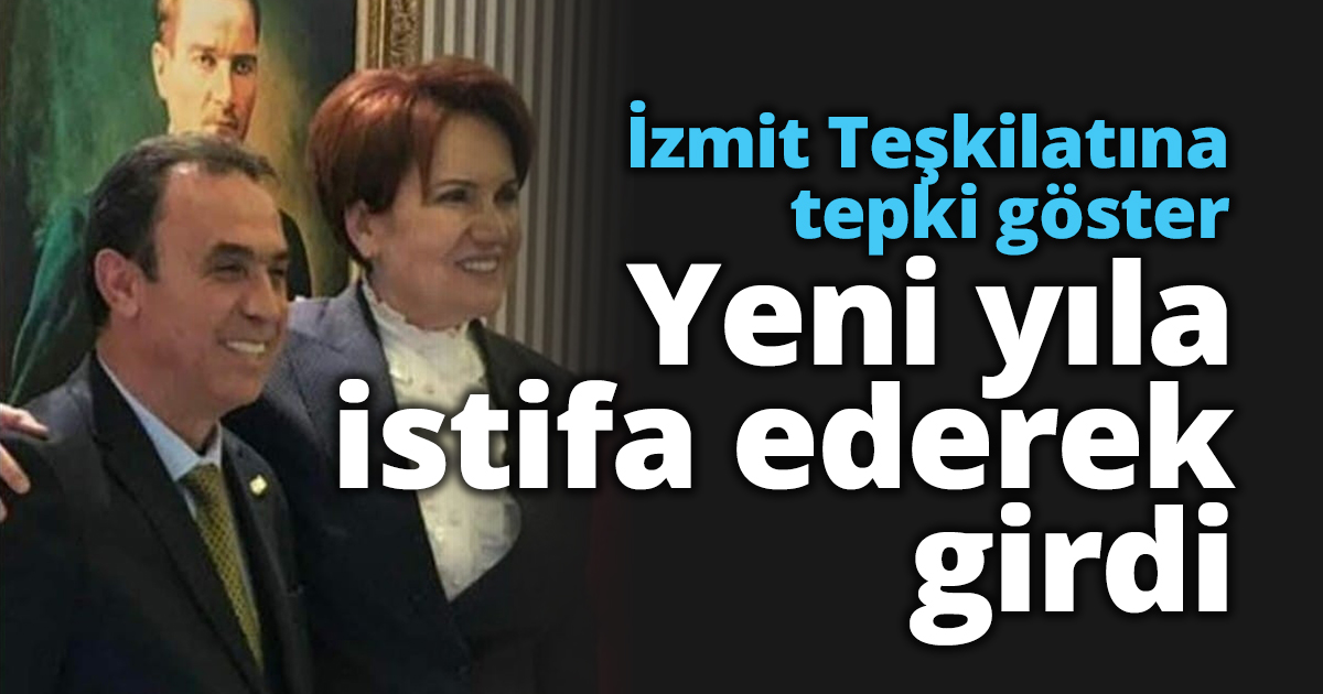 Yeni yıla istifa ederek girdi