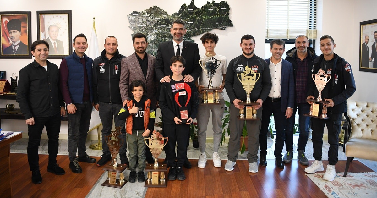 Başkan Kocaman, motosiklet kulübünü ağırladı